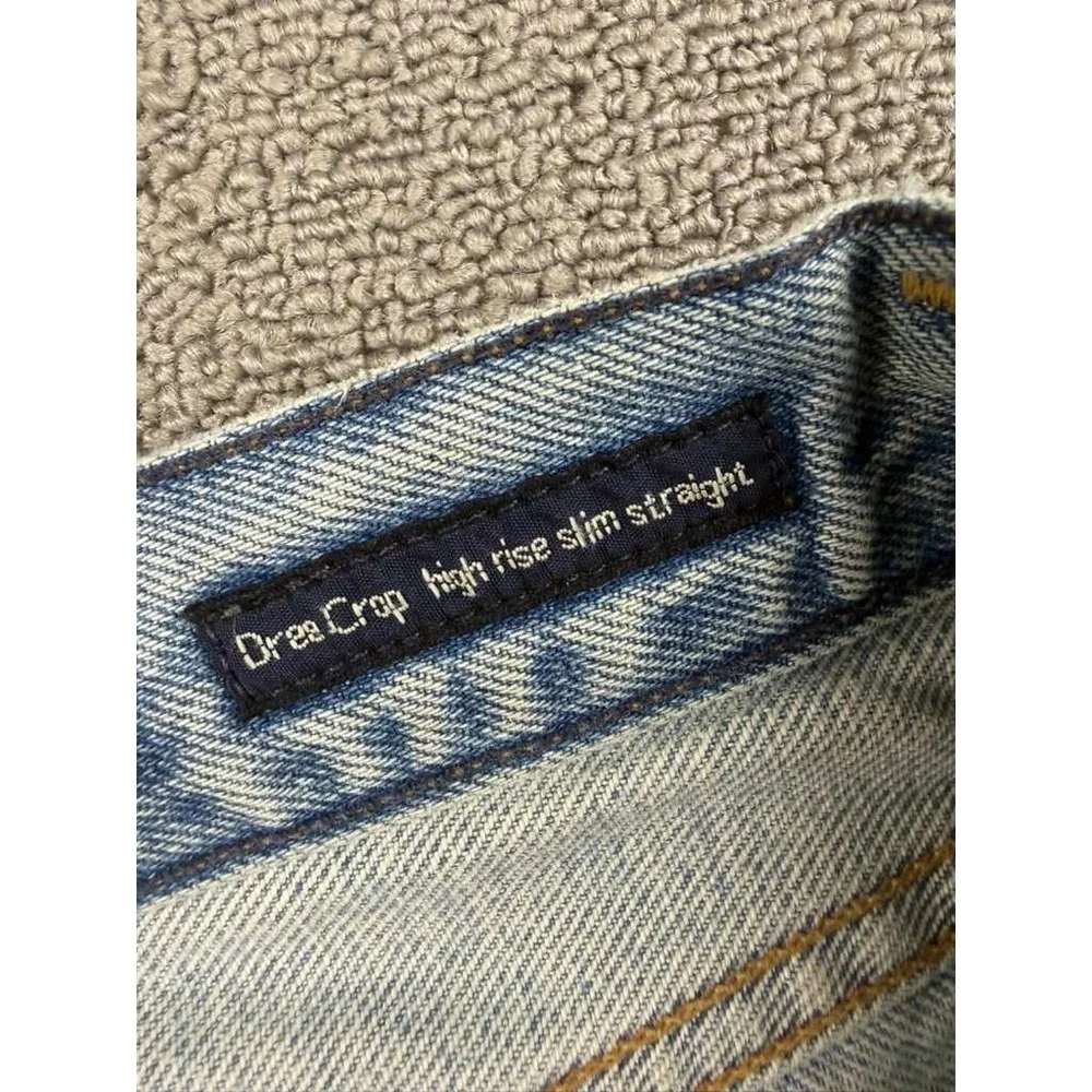 Citizens of Humanity Premium Vintage Jeans 30W Dree Crop High Rise Straight Blue